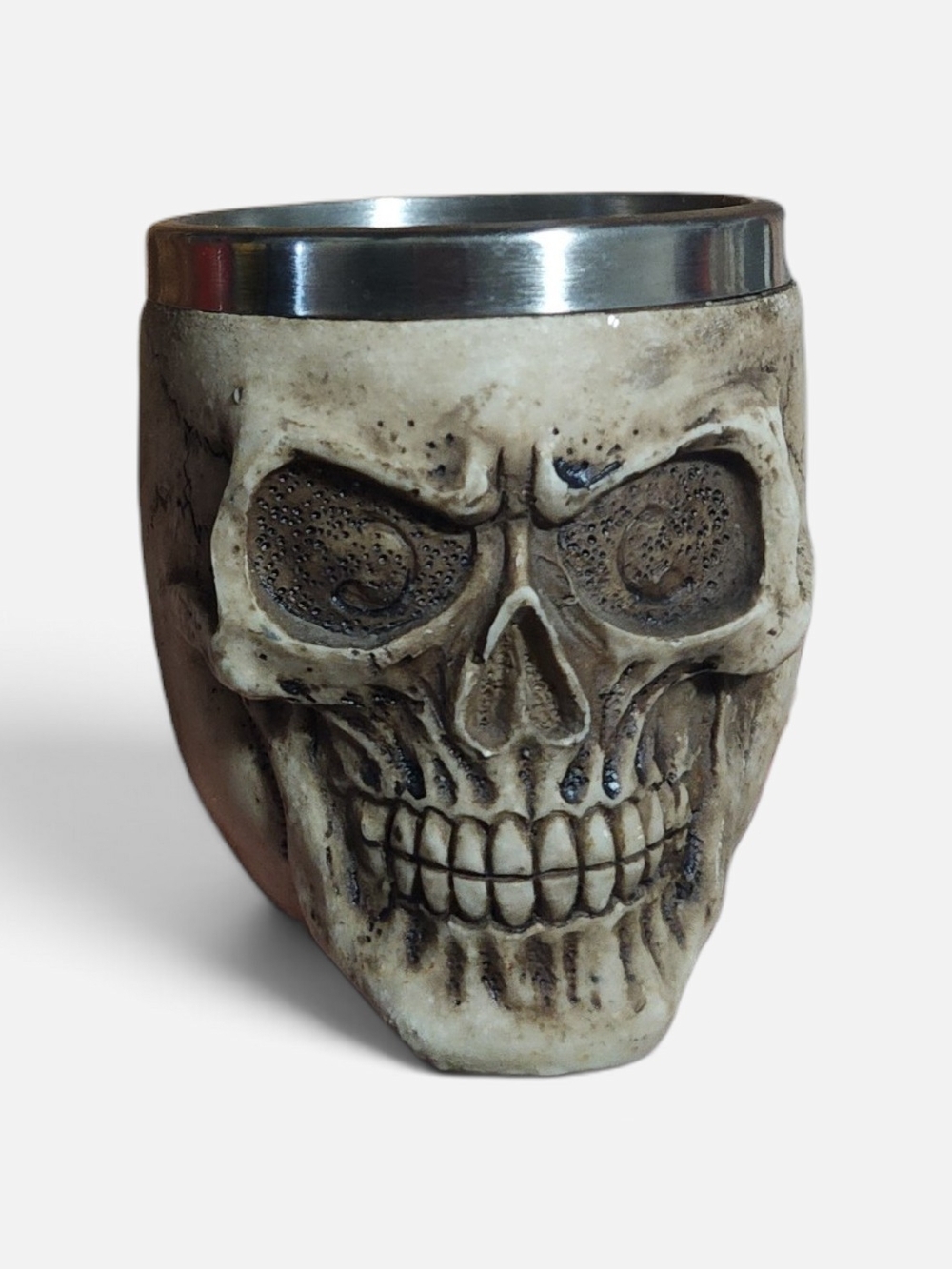 Mini Skull Mug Stainless steel resin skull shot glass